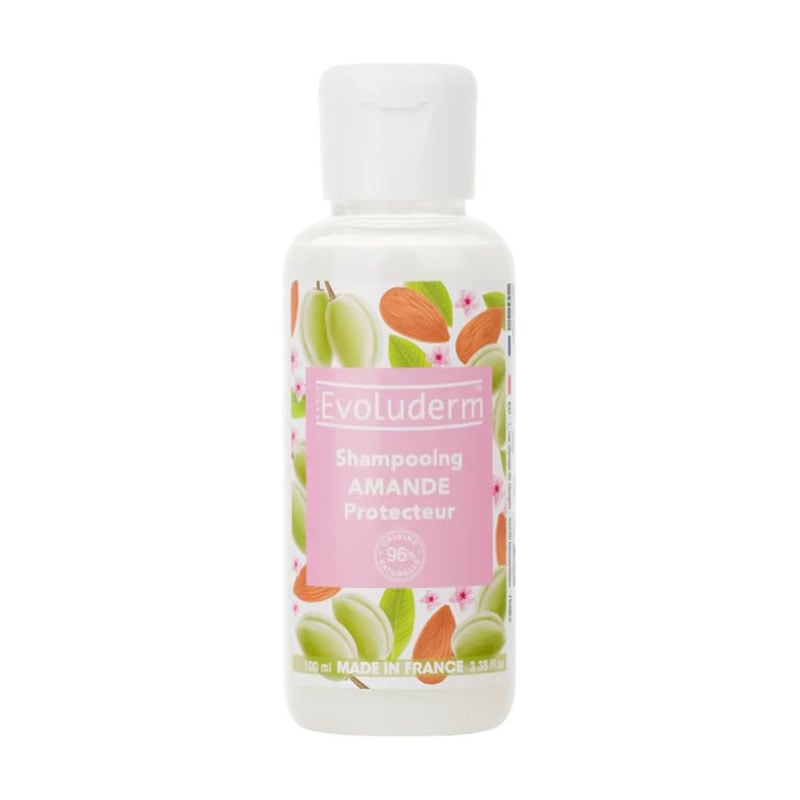 Захисний шампунь Evoluderm Almond Protective Shampoo для нормального волосся, з мигдалевим молоком, 100 мл