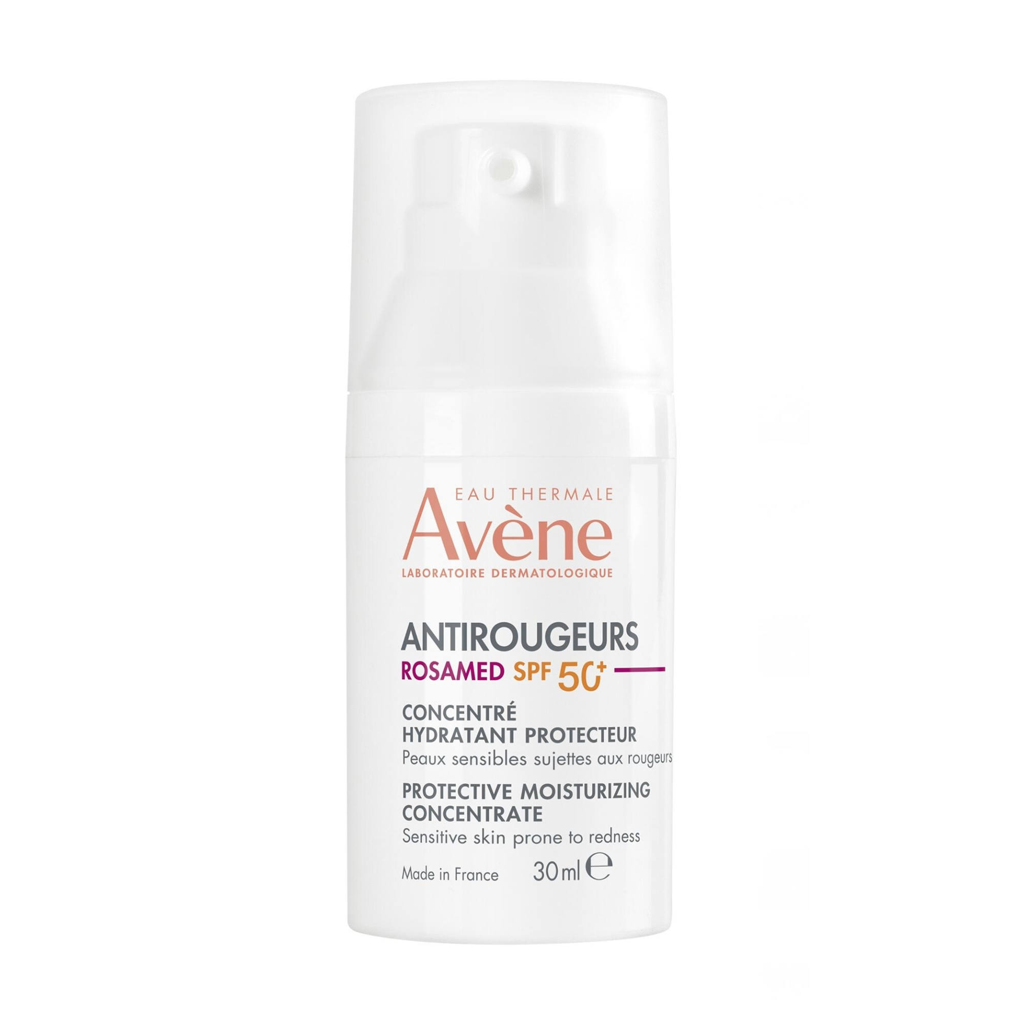 Зволожувальний та захисний концентрат для обличчя Avene Eau Thermale Rosamed Protective Moisturizing Concentrate SPF 50+, 30 мл